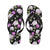 Hydrangea Pattern Print Design HD011 Flip Flops-JorJune