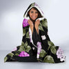 Hydrangea Pattern Print Design HD011 Hooded Blanket-JORJUNE.COM