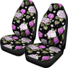 Hydrangea Pattern Print Design HD011 Universal Fit Car Seat Covers-JorJune