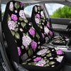 Hydrangea Pattern Print Design HD011 Universal Fit Car Seat Covers-JorJune