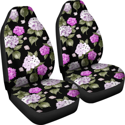 Hydrangea Pattern Print Design HD011 Universal Fit Car Seat Covers-JorJune