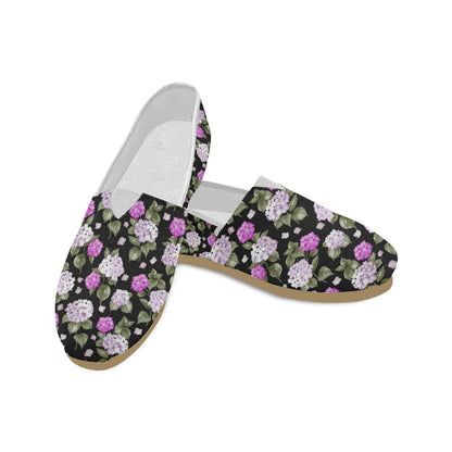 Hydrangea Pattern Print Design HD011 Women Casual Shoes-JorJune.com