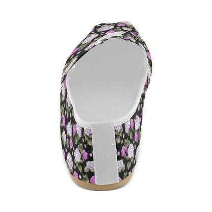 Hydrangea Pattern Print Design HD011 Women Casual Shoes-JorJune.com