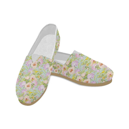 Hydrangea Pattern Print Design HD02 Women Casual Shoes-JorJune.com