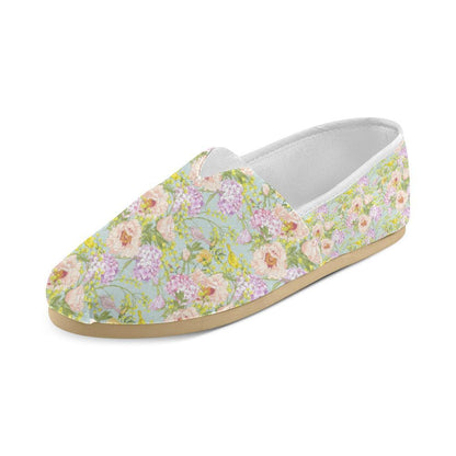 Hydrangea Pattern Print Design HD02 Women Casual Shoes-JorJune.com