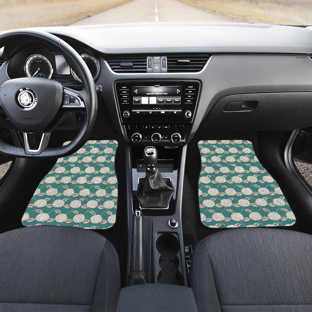 Hydrangea Pattern Print Design HD03 Car Floor Mats-JorJune