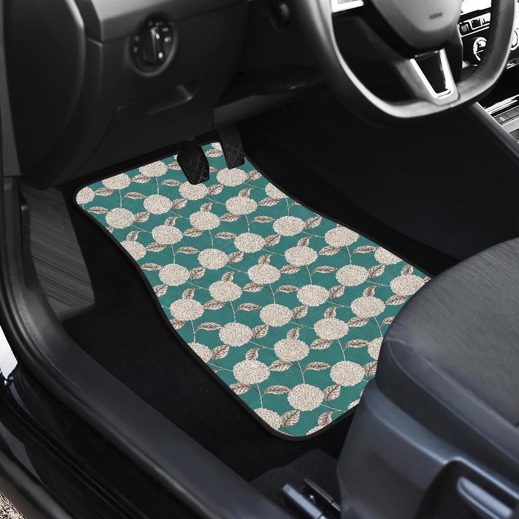 Hydrangea Pattern Print Design HD03 Car Floor Mats-JorJune