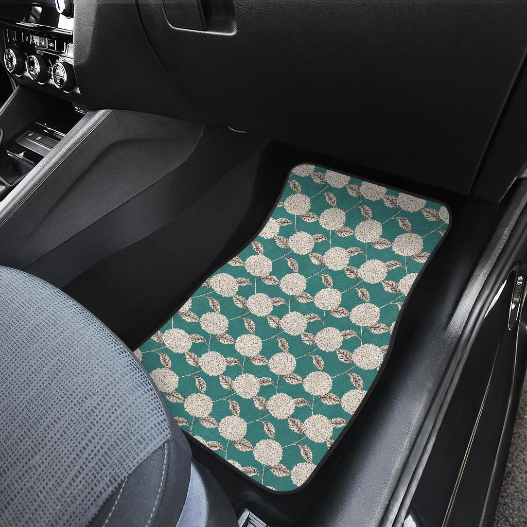 Hydrangea Pattern Print Design HD03 Car Floor Mats-JorJune