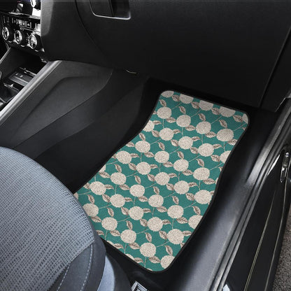 Hydrangea Pattern Print Design HD03 Car Floor Mats-JorJune