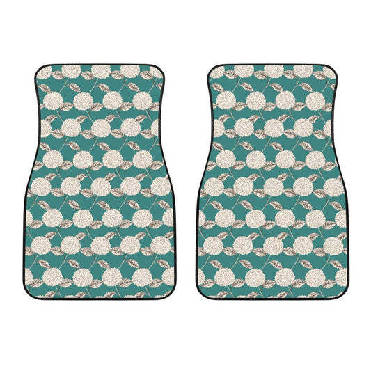 Hydrangea Pattern Print Design HD03 Car Floor Mats-JorJune