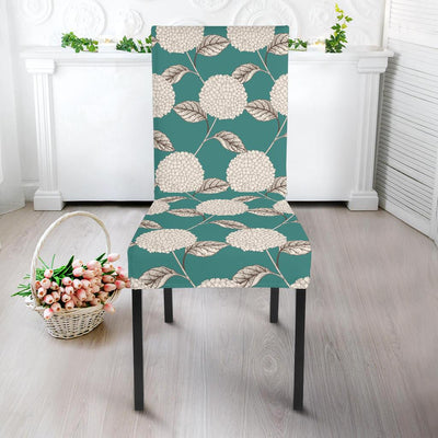 Hydrangea Pattern Print Design HD03 Dining Chair Slipcover-JORJUNE.COM