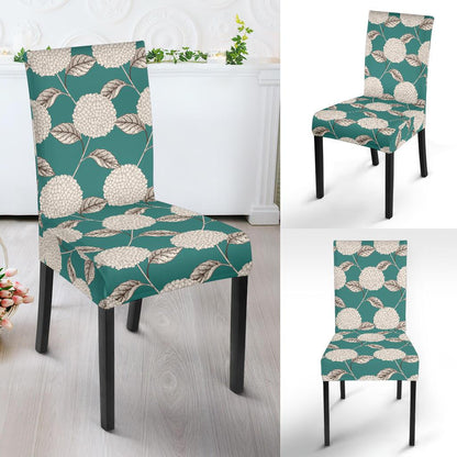 Hydrangea Pattern Print Design HD03 Dining Chair Slipcover-JORJUNE.COM