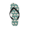 Hydrangea Pattern Print Design HD03 Flip Flops-JorJune