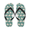 Hydrangea Pattern Print Design HD03 Flip Flops-JorJune