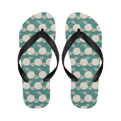 Hydrangea Pattern Print Design HD03 Flip Flops-JorJune