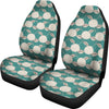 Hydrangea Pattern Print Design HD03 Universal Fit Car Seat Covers-JorJune