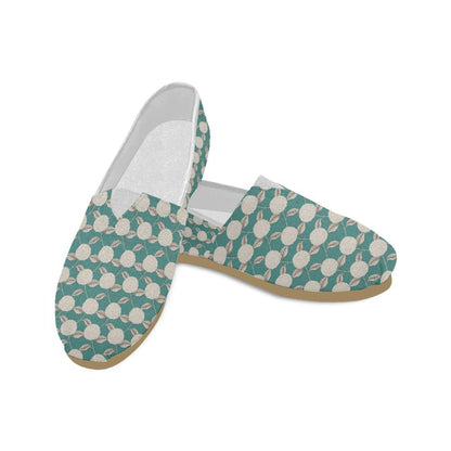 Hydrangea Pattern Print Design HD03 Women Casual Shoes-JorJune.com