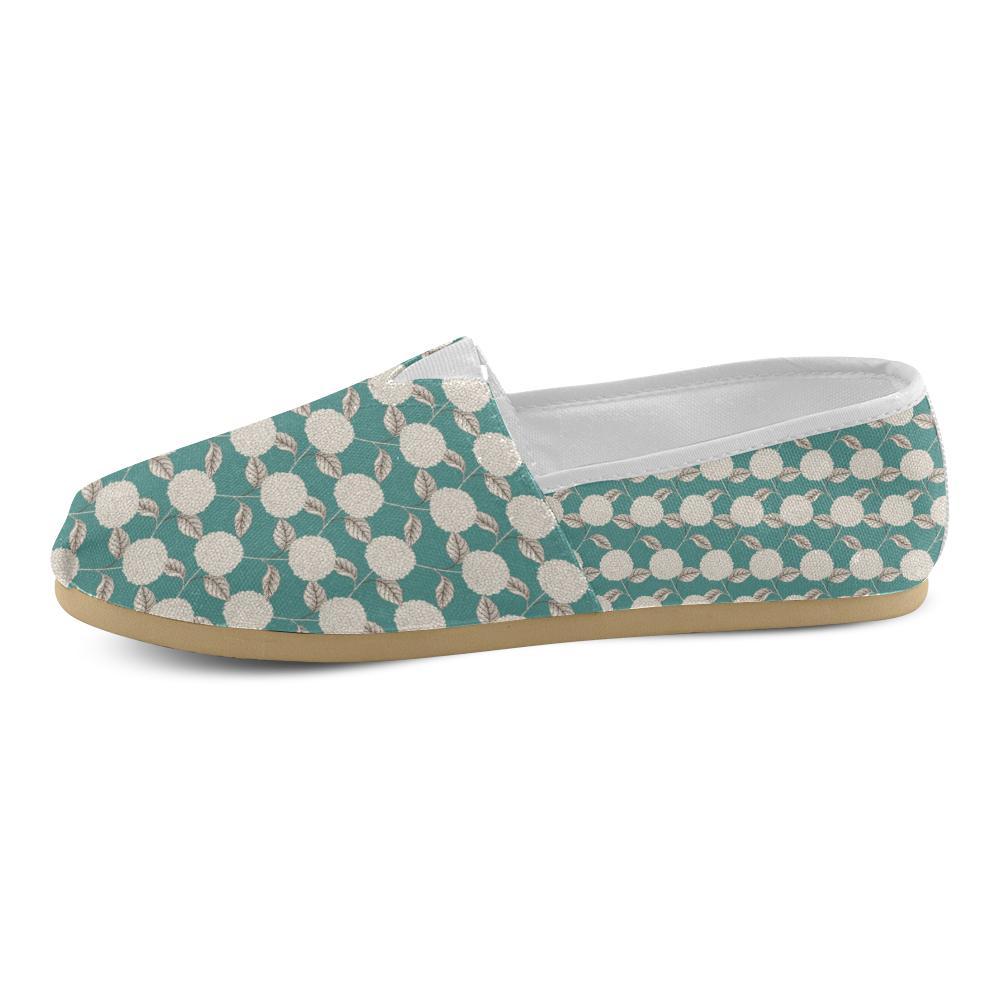 Hydrangea Pattern Print Design HD03 Women Casual Shoes-JorJune.com