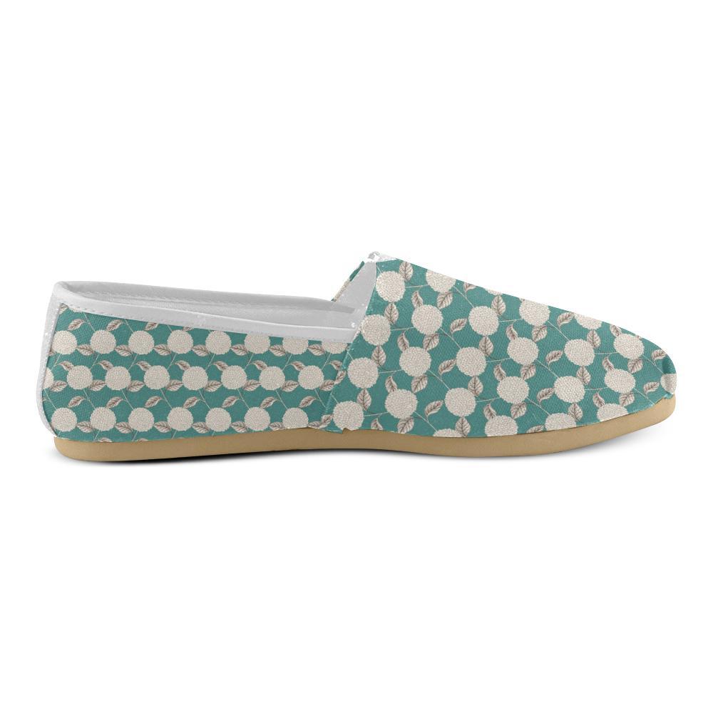 Hydrangea Pattern Print Design HD03 Women Casual Shoes-JorJune.com