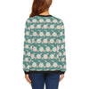 Hydrangea Pattern Print Design HD03 Women Long Sleeve Sweatshirt-JorJune