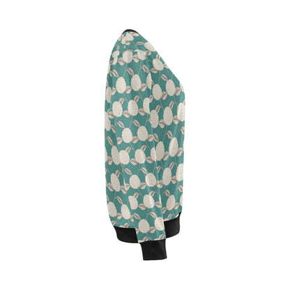 Hydrangea Pattern Print Design HD03 Women Long Sleeve Sweatshirt-JorJune