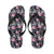 Hydrangea Pattern Print Design HD04 Flip Flops-JorJune