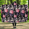 Hydrangea Pattern Print Design HD04 Hooded Blanket-JORJUNE.COM