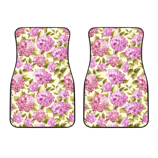 Hydrangea Pattern Print Design HD05 Car Floor Mats-JorJune