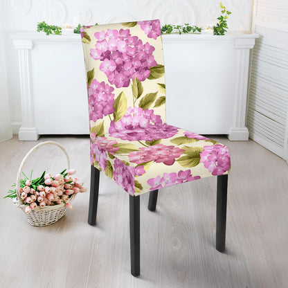 Hydrangea Pattern Print Design HD05 Dining Chair Slipcover-JORJUNE.COM
