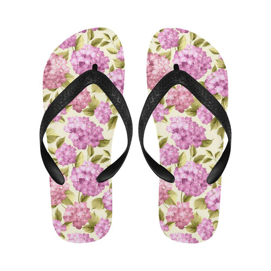 Hydrangea Pattern Print Design HD05 Flip Flops-JorJune