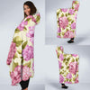 Hydrangea Pattern Print Design HD05 Hooded Blanket-JORJUNE.COM