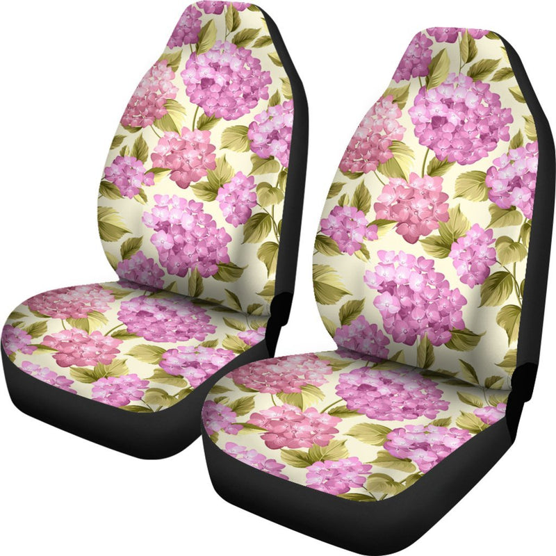 Hydrangea Pattern Print Design HD05 Universal Fit Car Seat Covers-JorJune