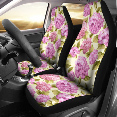 Hydrangea Pattern Print Design HD05 Universal Fit Car Seat Covers-JorJune