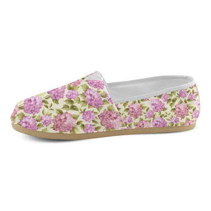 Hydrangea Pattern Print Design HD05 Women Casual Shoes-JorJune.com