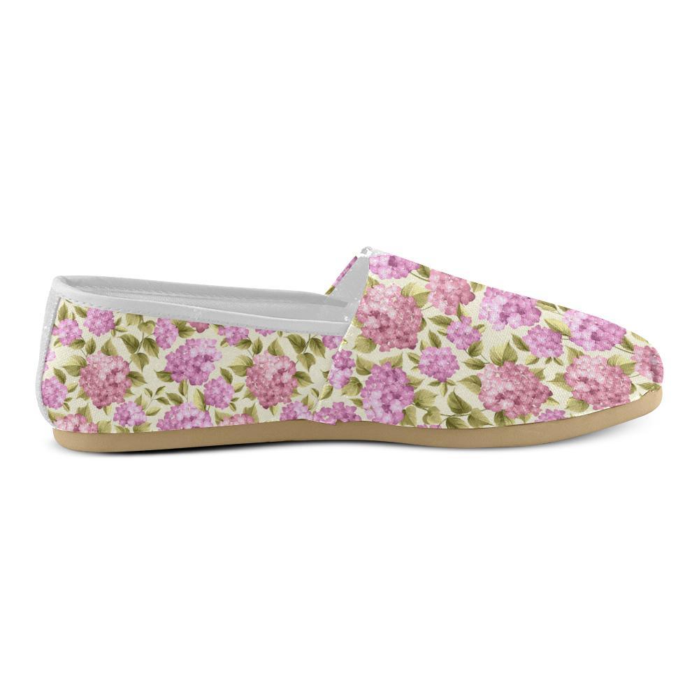 Hydrangea Pattern Print Design HD05 Women Casual Shoes-JorJune.com