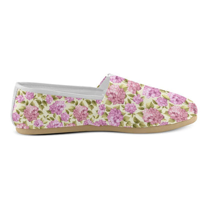 Hydrangea Pattern Print Design HD05 Women Casual Shoes-JorJune.com