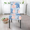 Hydrangea Pattern Print Design HD06 Dining Chair Slipcover-JORJUNE.COM