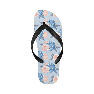 Hydrangea Pattern Print Design HD06 Flip Flops-JorJune