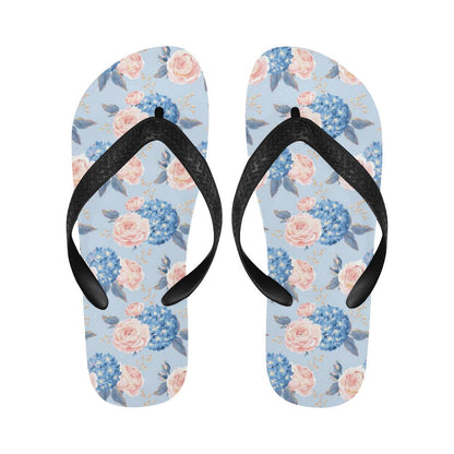 Hydrangea Pattern Print Design HD06 Flip Flops-JorJune