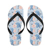 Hydrangea Pattern Print Design HD06 Flip Flops-JorJune