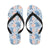 Hydrangea Pattern Print Design HD06 Flip Flops-JorJune