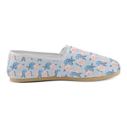 Hydrangea Pattern Print Design HD06 Women Casual Shoes-JorJune.com