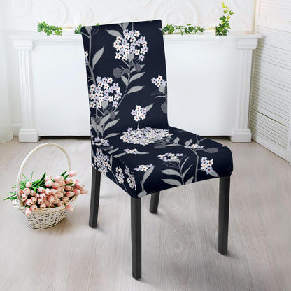 Hydrangea Pattern Print Design HD07 Dining Chair Slipcover-JORJUNE.COM