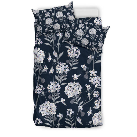 Hydrangea Pattern Print Design HD07 Duvet Cover Bedding Set-JORJUNE.COM