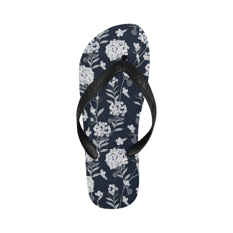 Hydrangea Pattern Print Design HD07 Flip Flops-JorJune