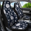 Hydrangea Pattern Print Design HD07 Universal Fit Car Seat Covers-JorJune