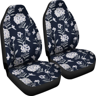 Hydrangea Pattern Print Design HD07 Universal Fit Car Seat Covers-JorJune