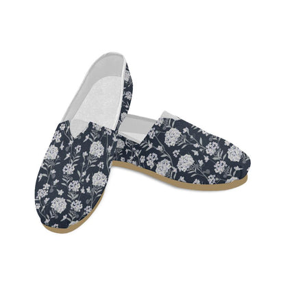 Hydrangea Pattern Print Design HD07 Women Casual Shoes-JorJune.com