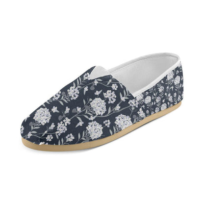 Hydrangea Pattern Print Design HD07 Women Casual Shoes-JorJune.com
