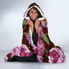 Hydrangea Pattern Print Design HD08 Hooded Blanket-JORJUNE.COM